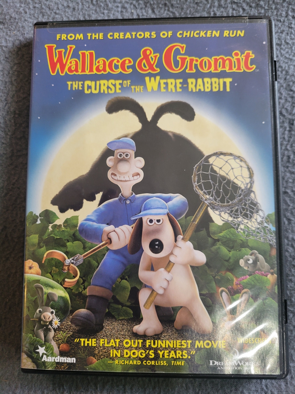 Wallace & Gromit The Curse of the Were-Rabbit DVD - Blue Artwork
